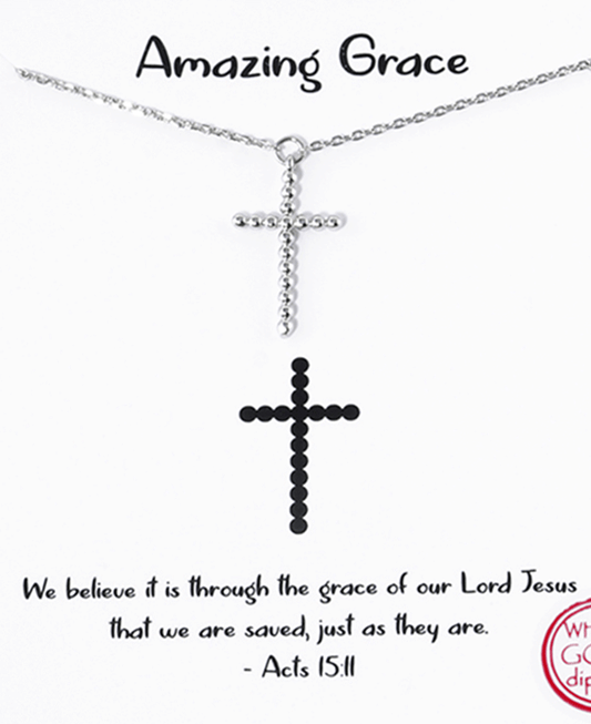 Ball Cross Necklace