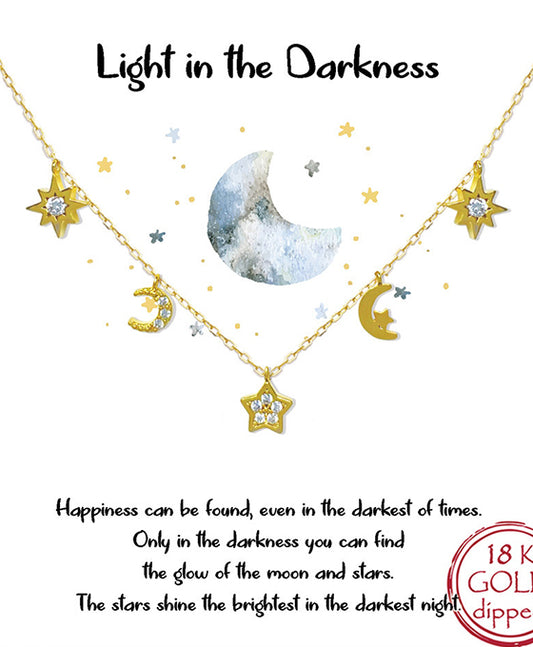 Moon & Star Necklace