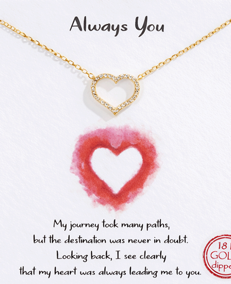 CZ Heart Necklace