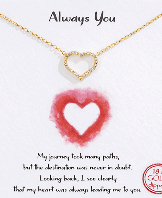 CZ Heart Necklace