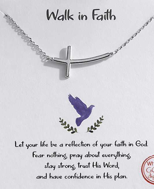 Sideway Cross Necklace