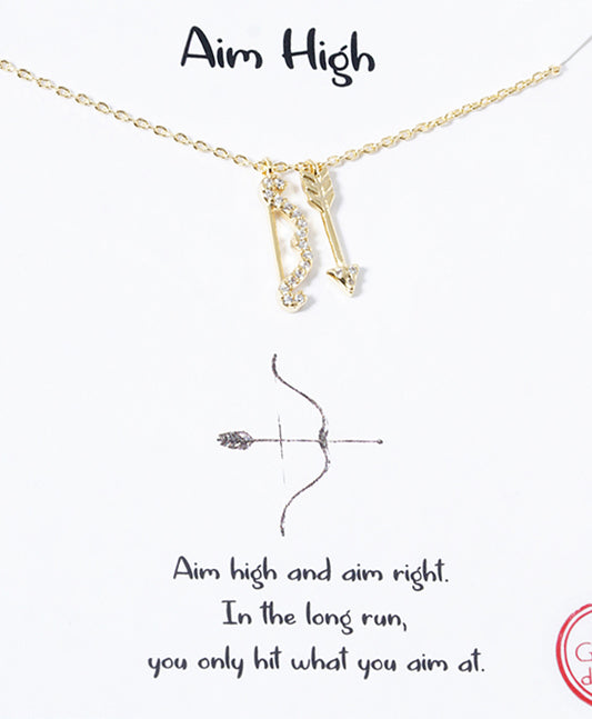 CZ Arrow Necklace