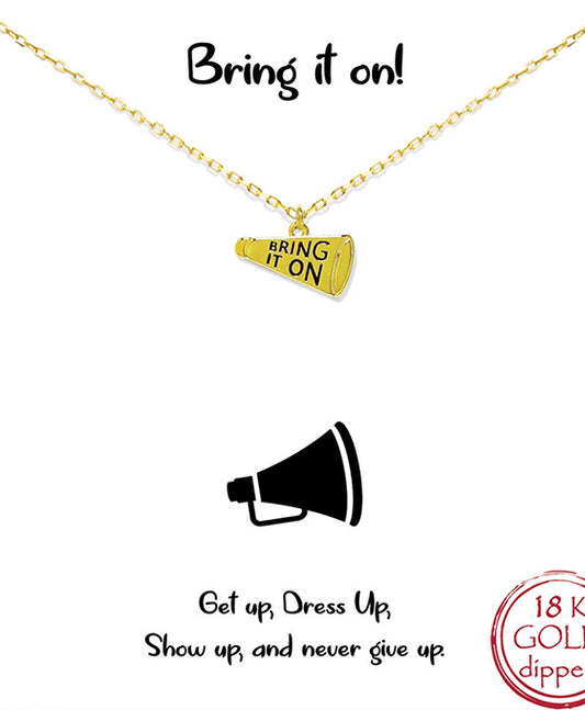 Megaphone Pendant Necklace