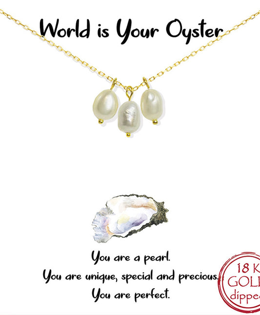 Triple Pearl Necklace