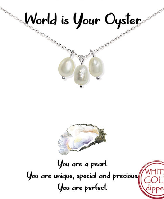 Triple Pearl Necklace