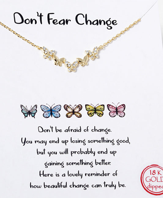 Five Butterflies Necklace