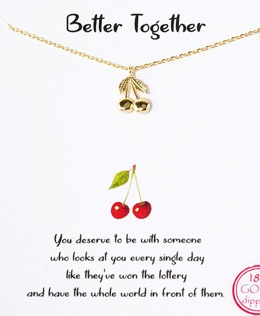 Cherry Pendant Necklace