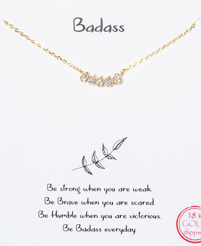 Five Oval CZ Necklace