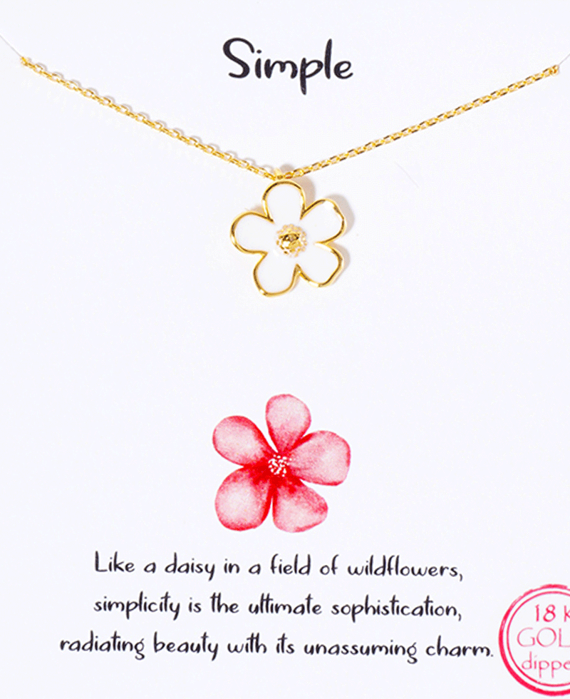 Flower Pendant Necklace
