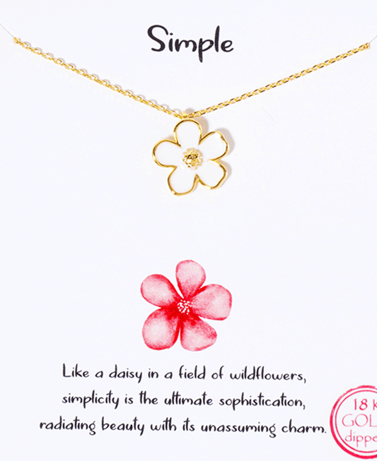 Flower Pendant Necklace