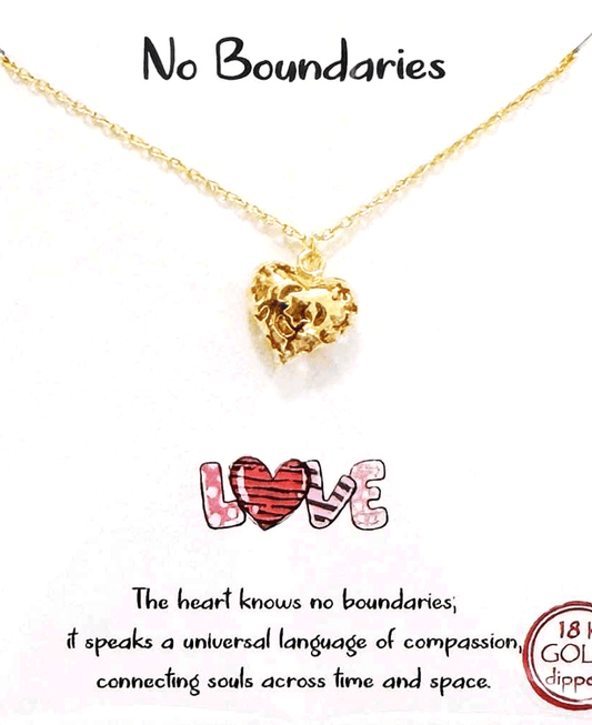 Hollow Heart Pendant Necklace