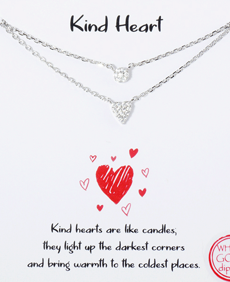 Layered Heart Necklace