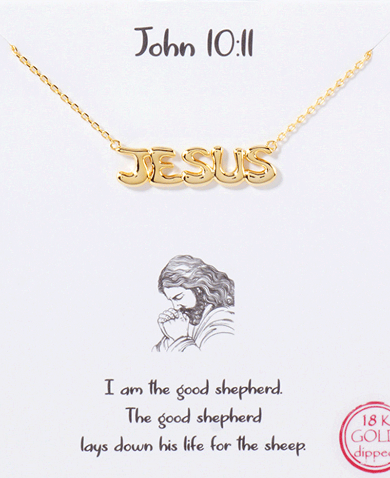 JESUS Word Necklace