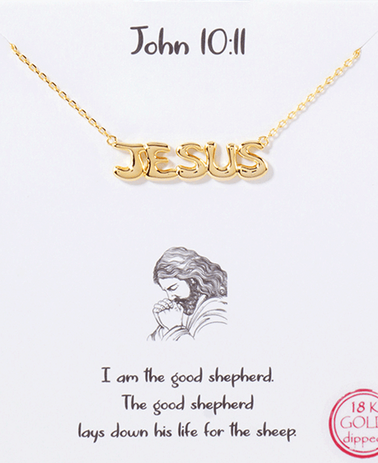 JESUS Word Necklace