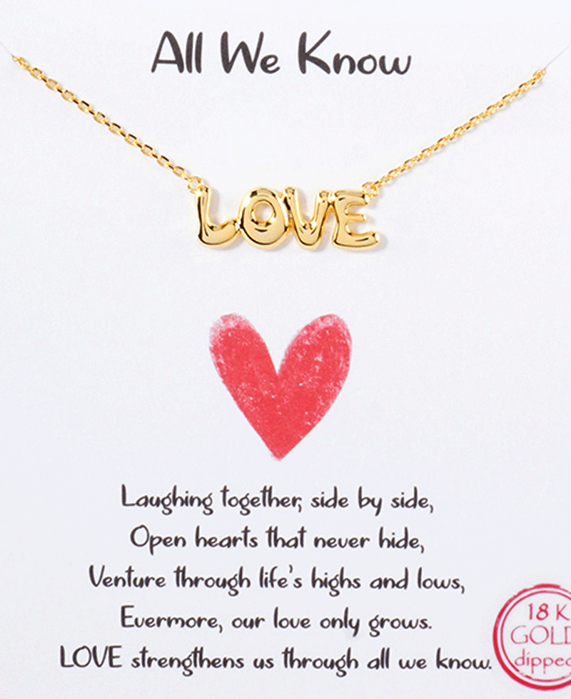 LOVE Letter Necklace