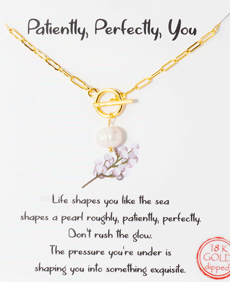 Pearl Toggle Necklace