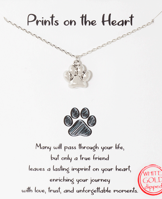 Paw Print Necklace