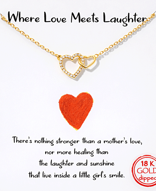 Double Heart Necklace