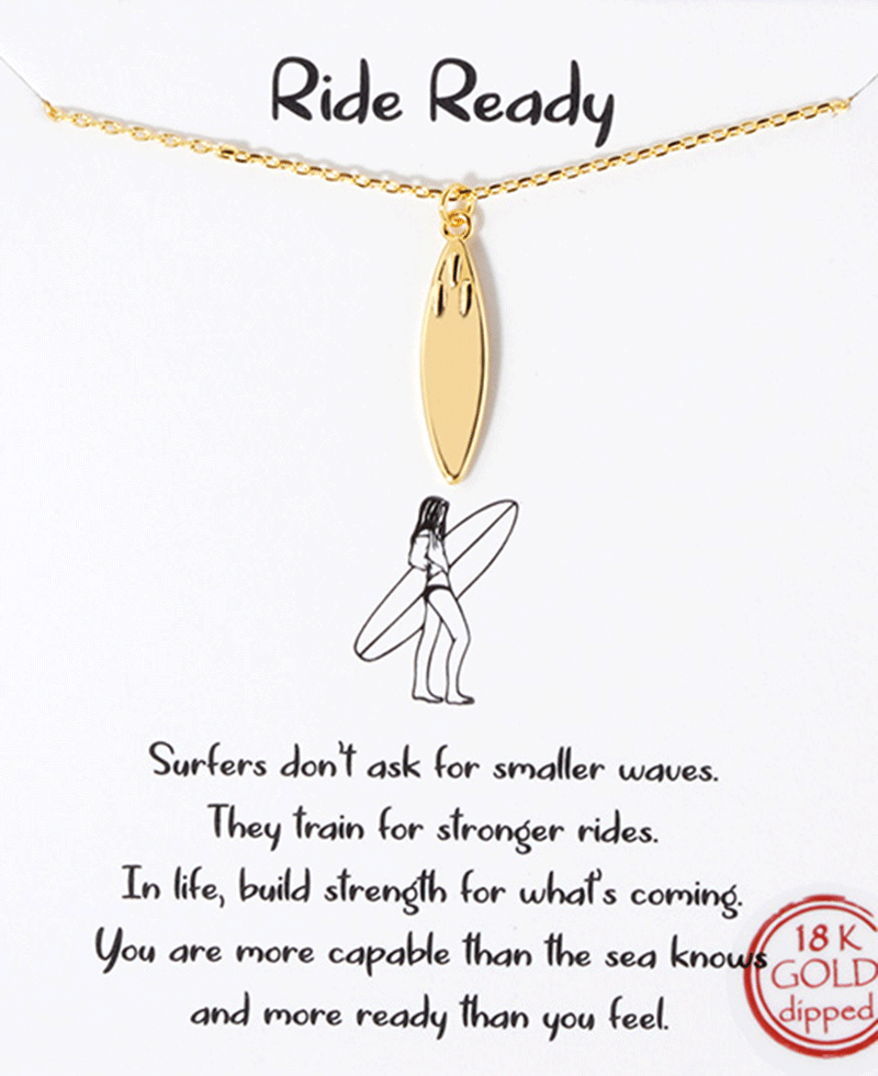 Surfboard Necklace