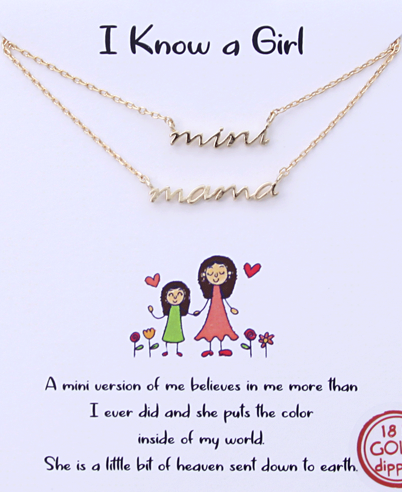 Mini & Mama Two Set Necklace
