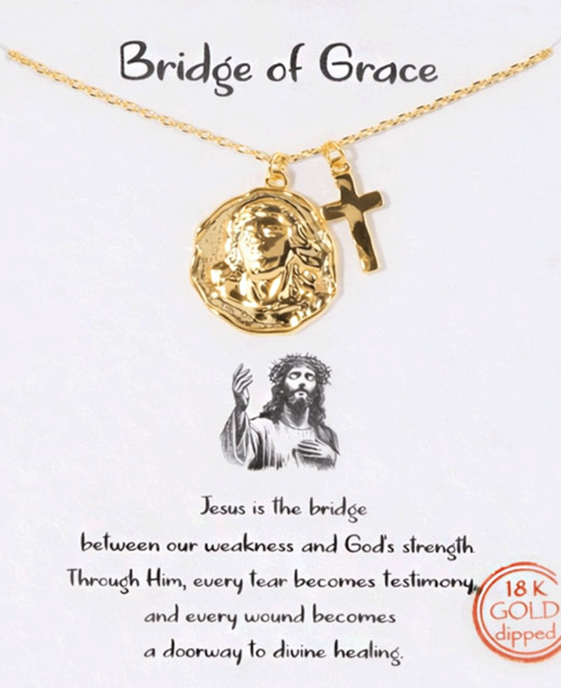 Jesus & Cross Necklace