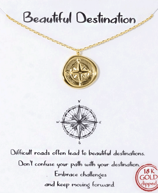 Compass Pendant Necklace