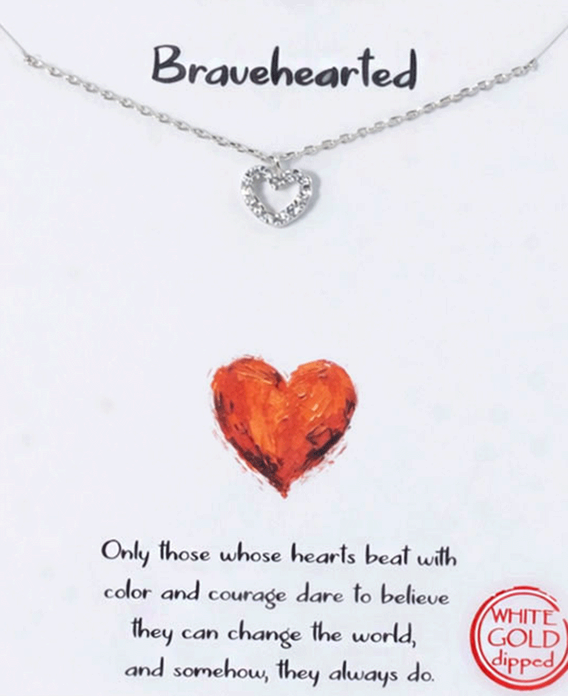 CZ Heart Necklace