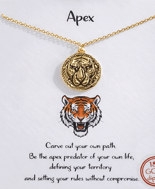 Tiger Face Necklace