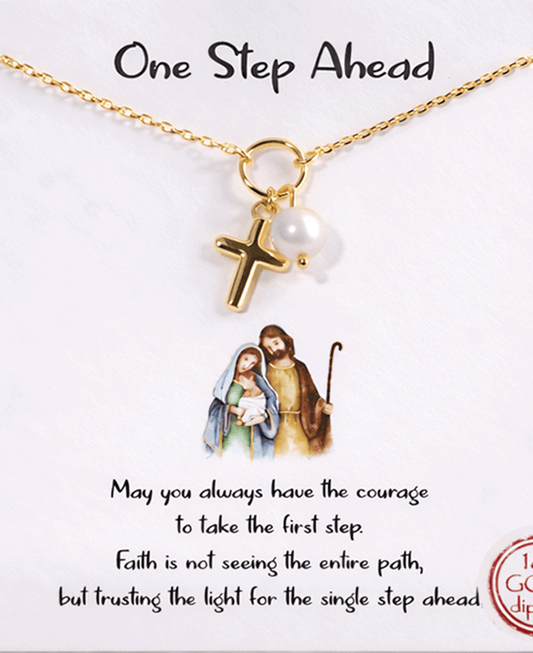 Cross & Pearl Necklace