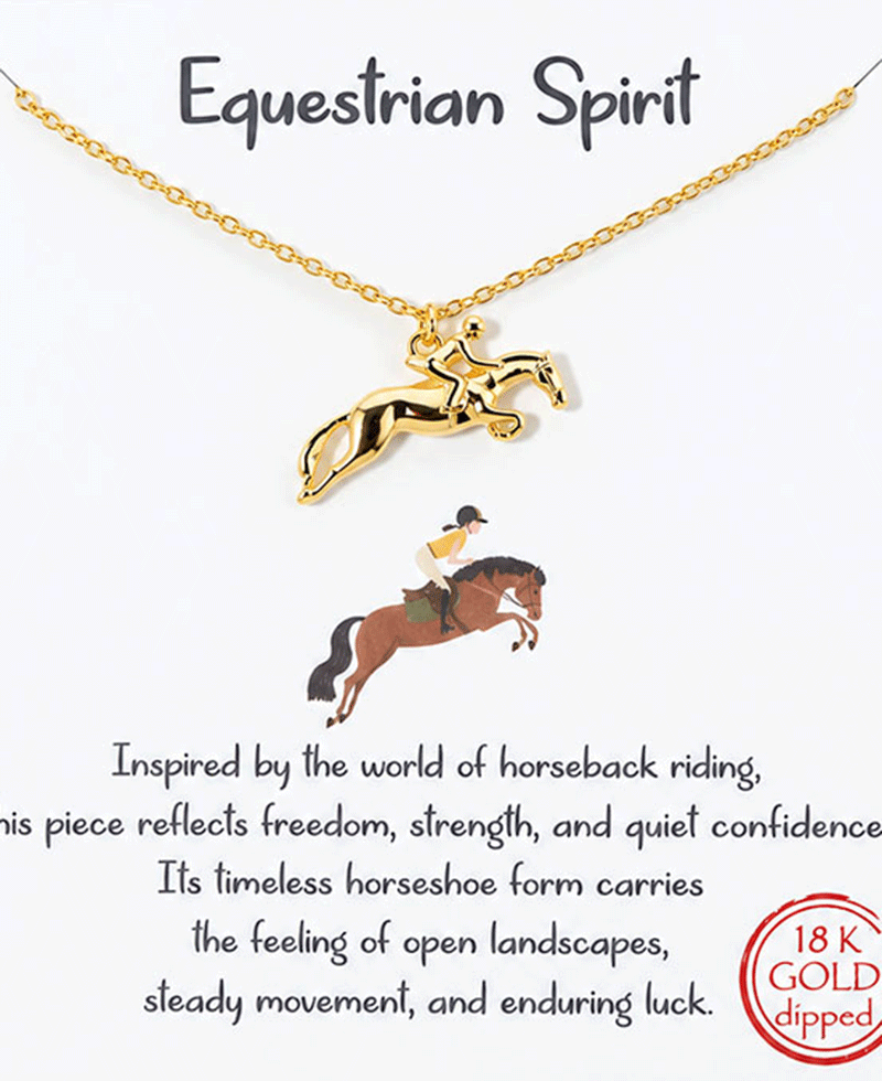 Horse Riding Necklace