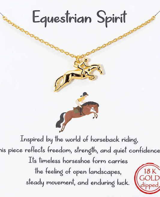 Horse Riding Necklace