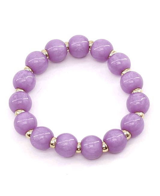 Resin Bead Stretch Bracelet