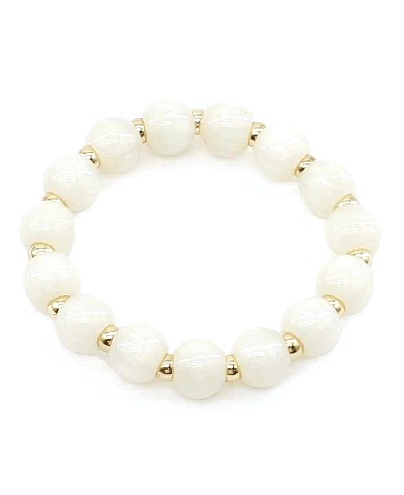 Resin Bead Stretch Bracelet