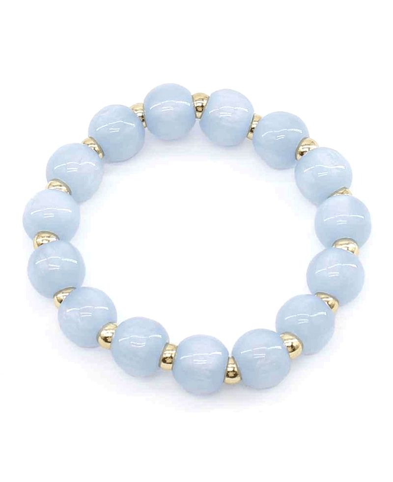 Resin Bead Stretch Bracelet