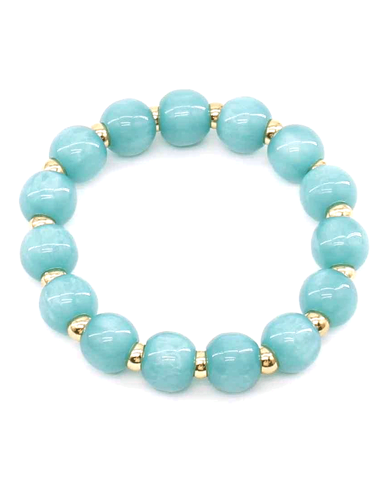 Resin Bead Stretch Bracelet