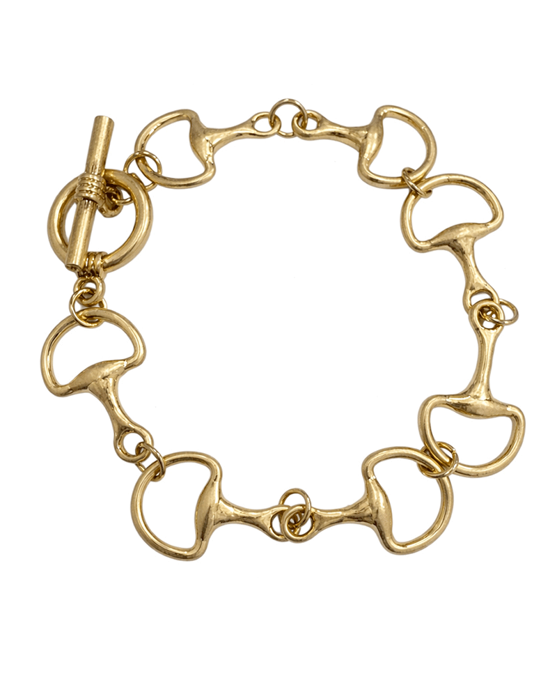 Snaffle Bit Link Toggle Bracelet