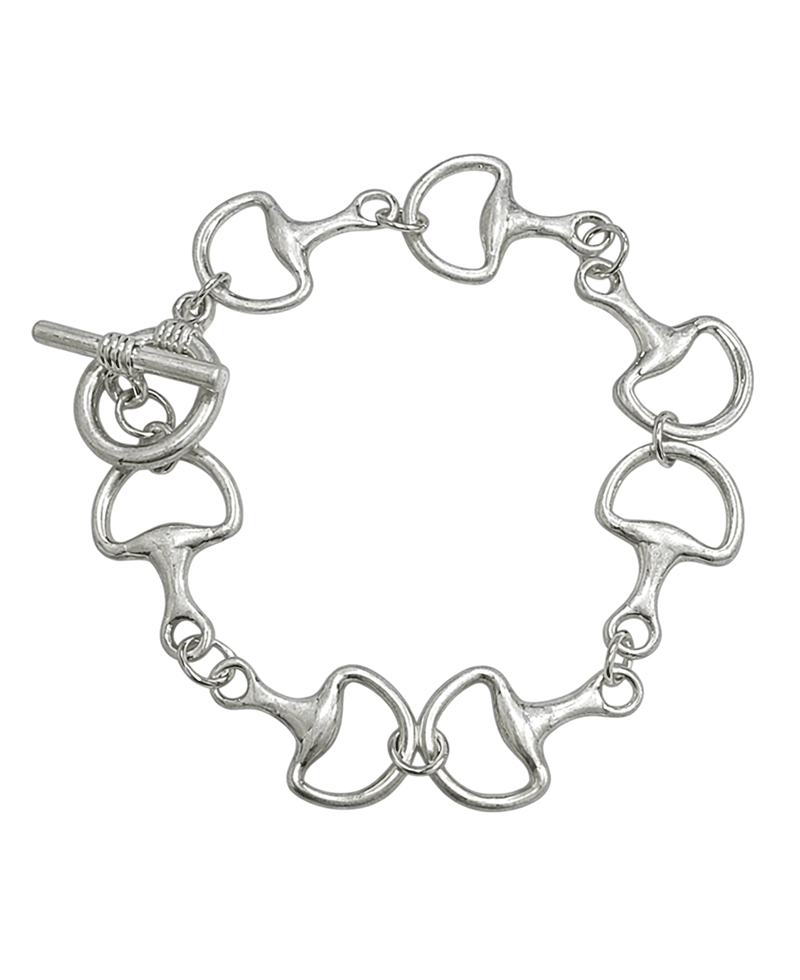 Snaffle Bit Link Toggle Bracelet