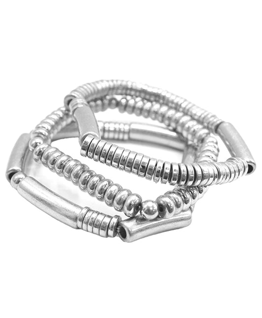 Multi Bead Stretch Bracelet