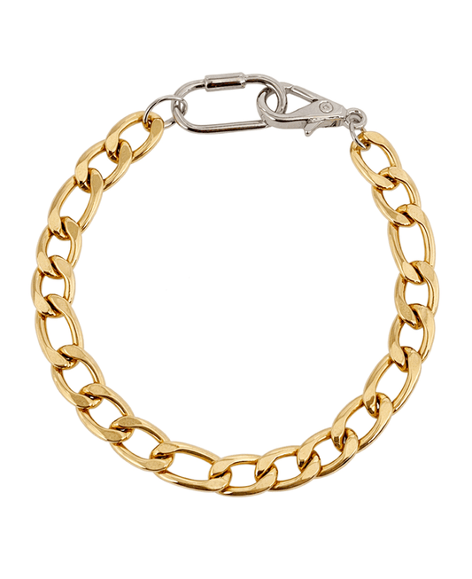 Carabiner Style Clasp Link Bracelet