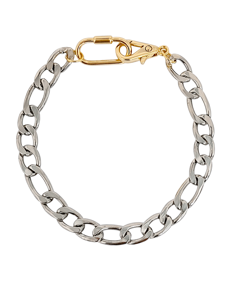 Carabiner Style Clasp Link Bracelet