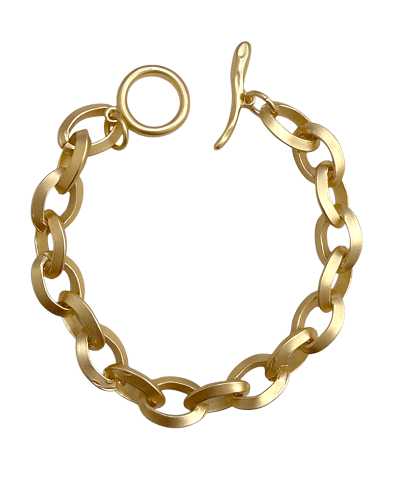 Metal Chain Toggle Bracelet