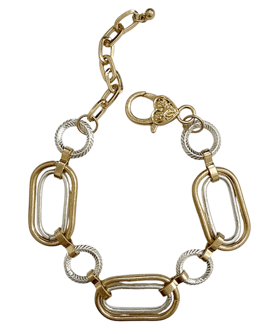 Multi Linked Metal Bracelet