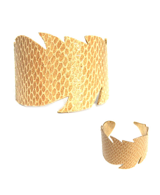 Animal Print Cuff Bracelet