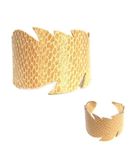 Animal Print Cuff Bracelet