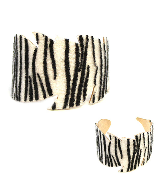 Animal Print Cuff Bracelet