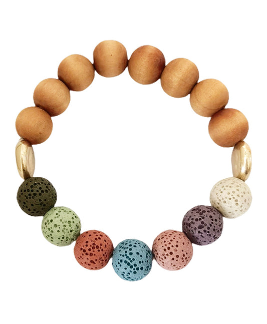 Wood Stretch Bracelet