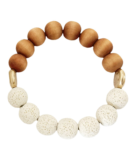 Wood Stretch Bracelet