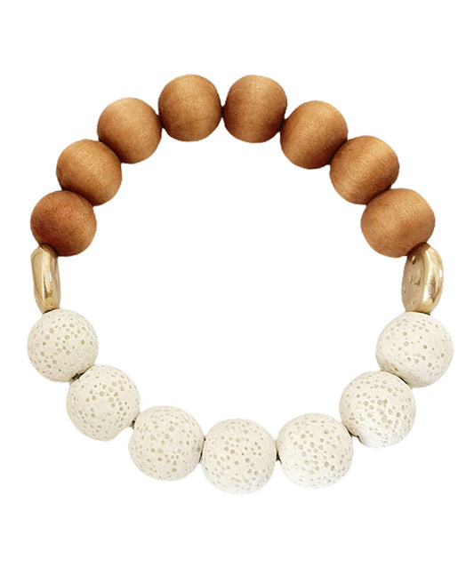Wood Stretch Bracelet