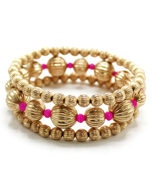 Multi Ball Stretch Bracelet
