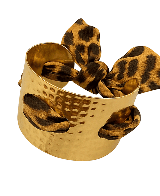 Metal & Scarf Bracelet